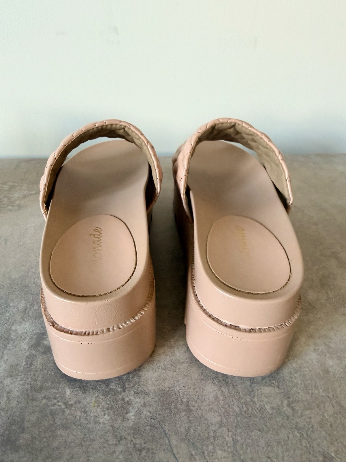 Lemonade Quilted Slide Mules in Tan – Women
