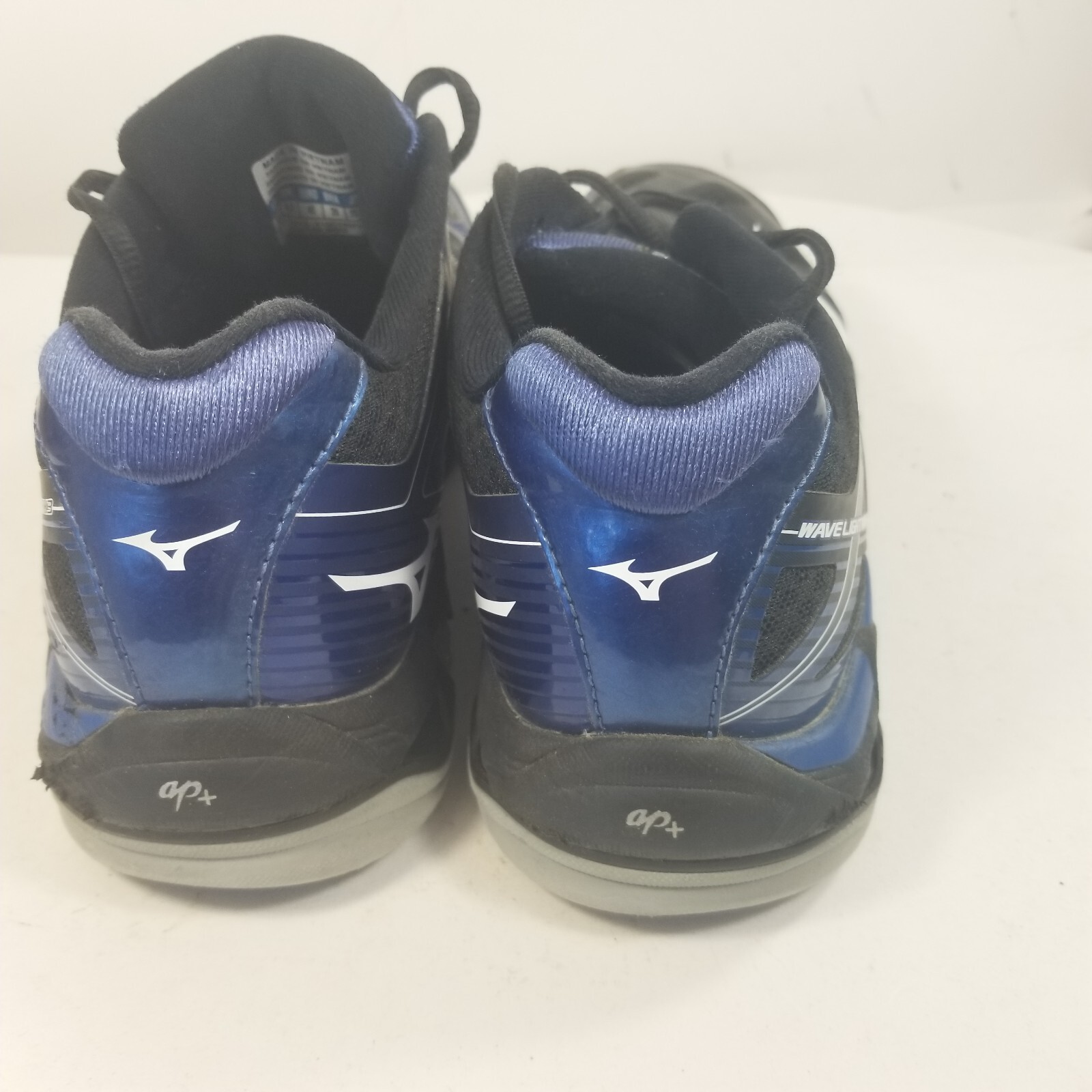 Mizuno Wave Lightning RX3 Black Blue Running Shoes Women’s Sz 9