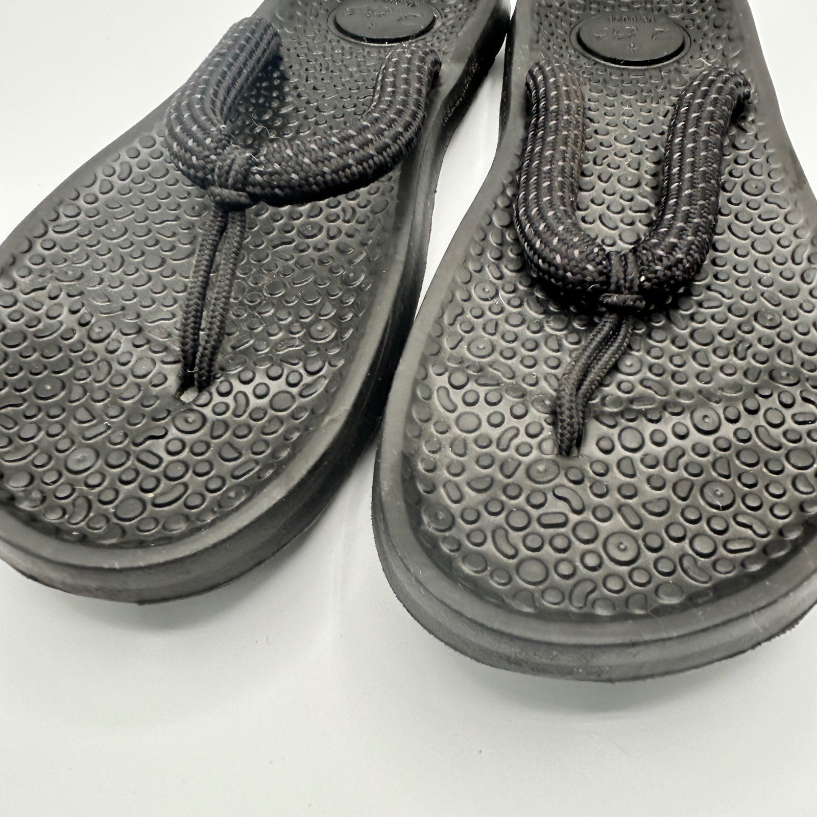 Allbirds Sugar Zeffers Black Flip Flop Sandals Womens Eco Friendly Sugarcane