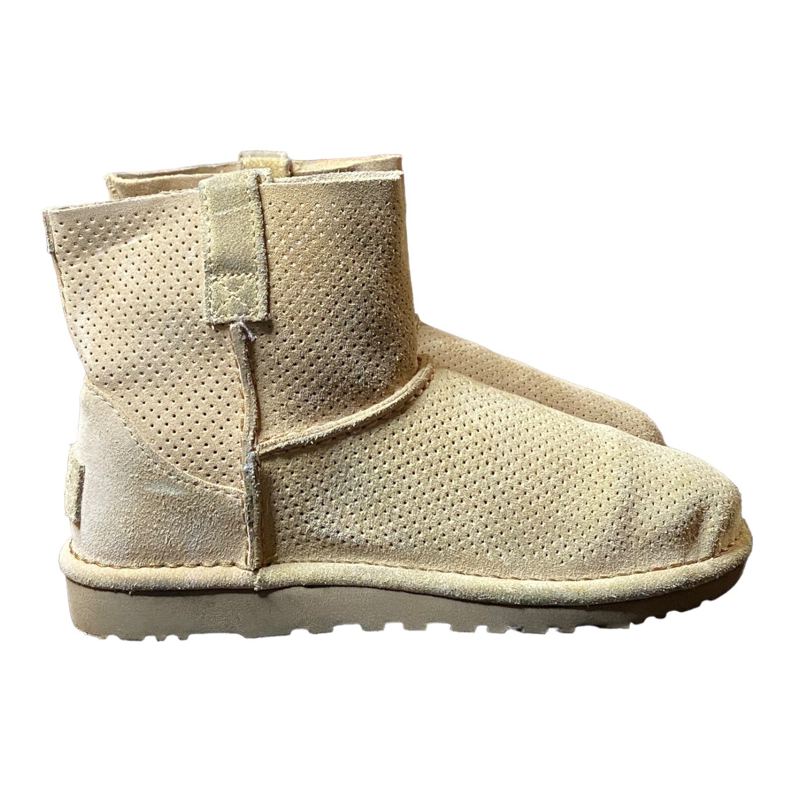 Ugg Australia Classic Unlined Mini Perf Boots Chestnut Brown Size 5