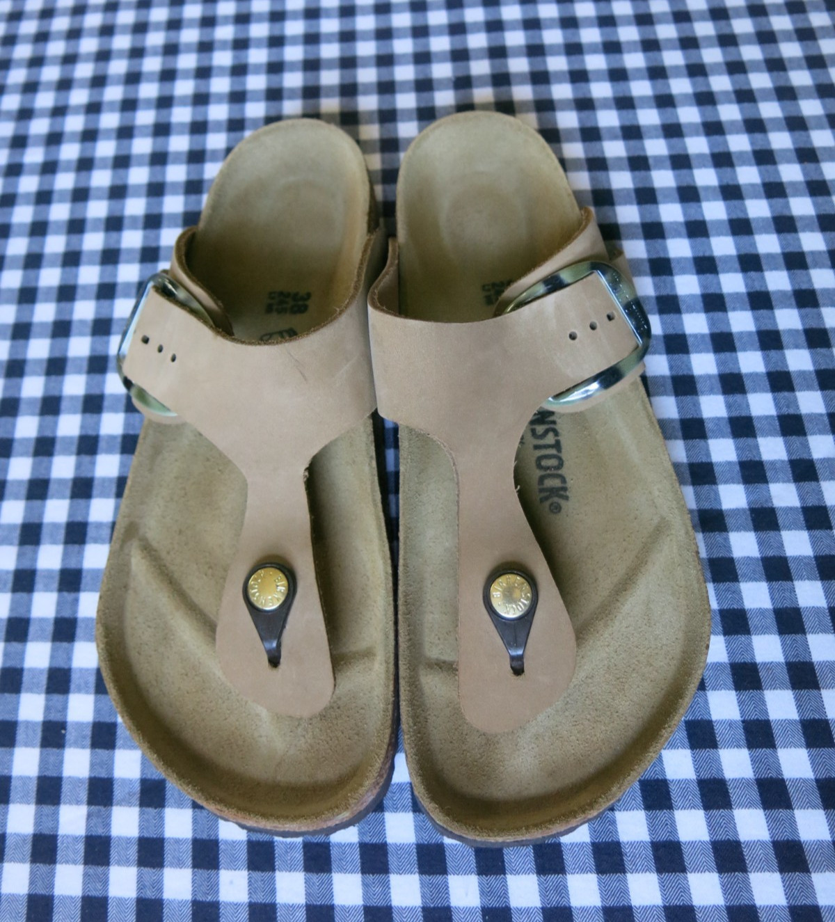 Birkenstock Gizeh Big Buckle leather sandals EU 38 US 7-7.5 regular/wide
