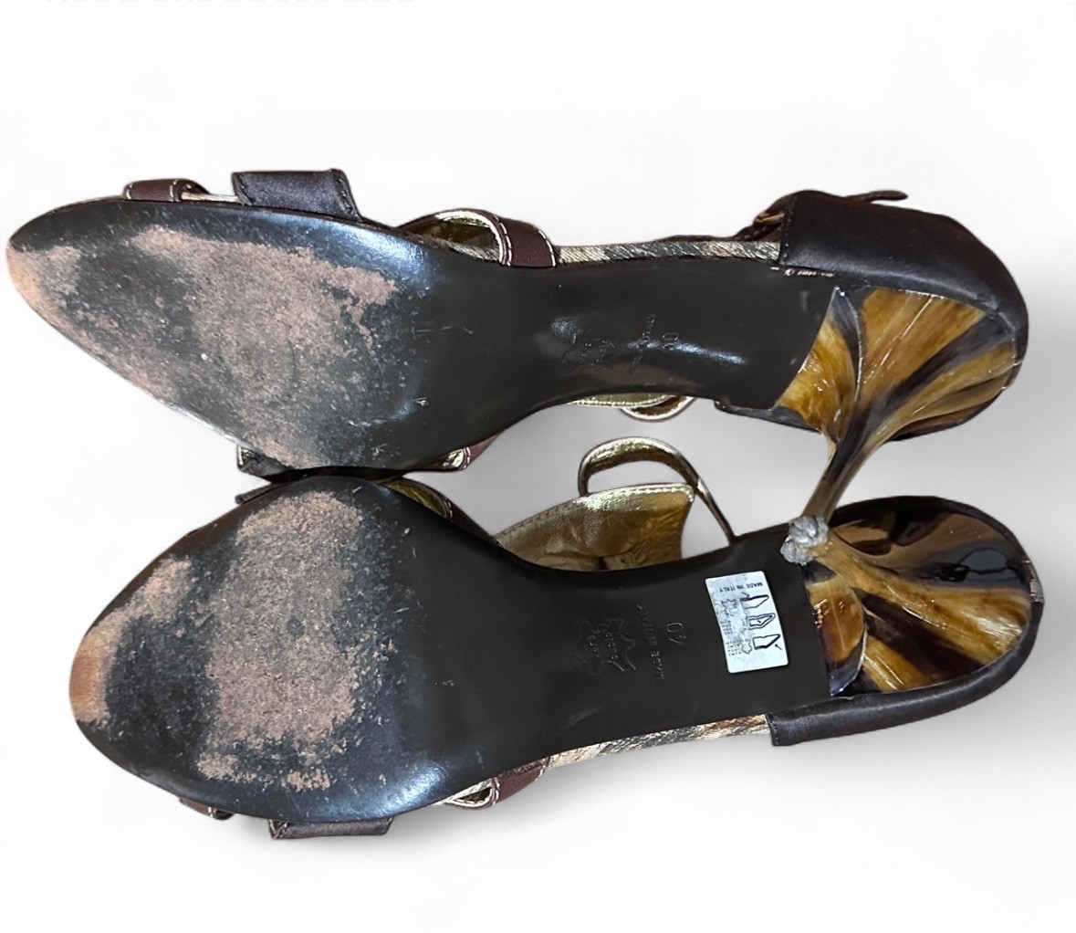Roberto Cavalli Animal Print Stilettos EU 40/ US 9-9.5 in Original Bag