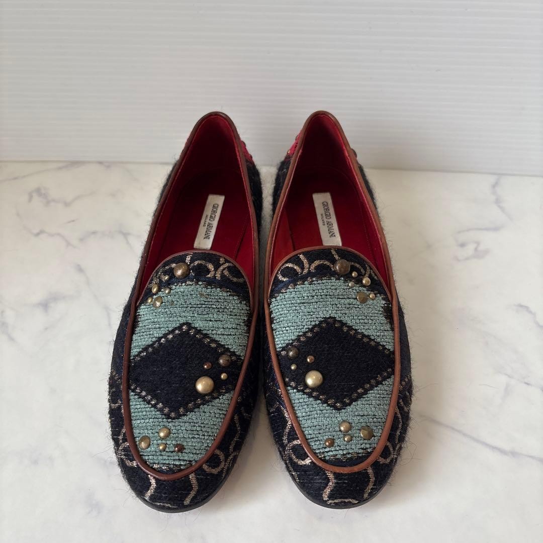 GIORGIO ARMANI loafers size 23cm not available in Japan made in Italy size 36