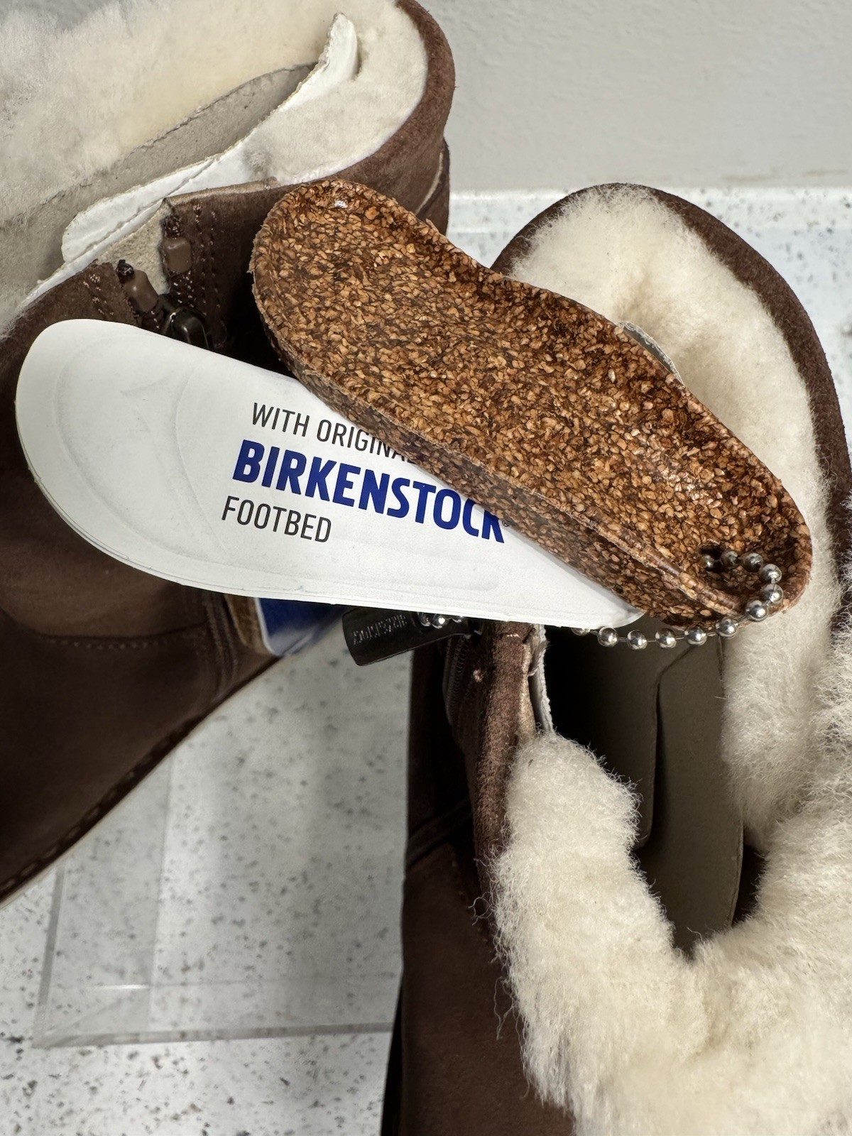 Birkenstock Westford Suede Shearling Espresso Brown Boots Women’s US 5-5.5 EU 36