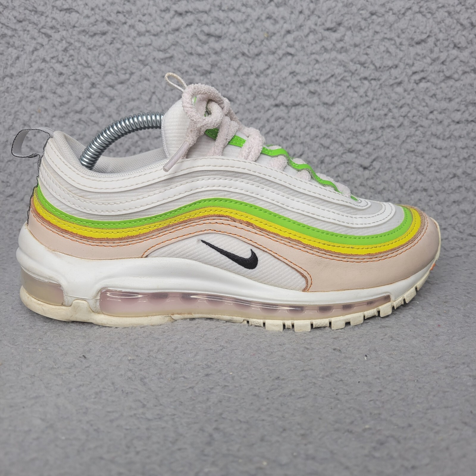 Nike Air Max 97 Feel Love Women’s Size 6.5 White Pink Green Black FD0870-100