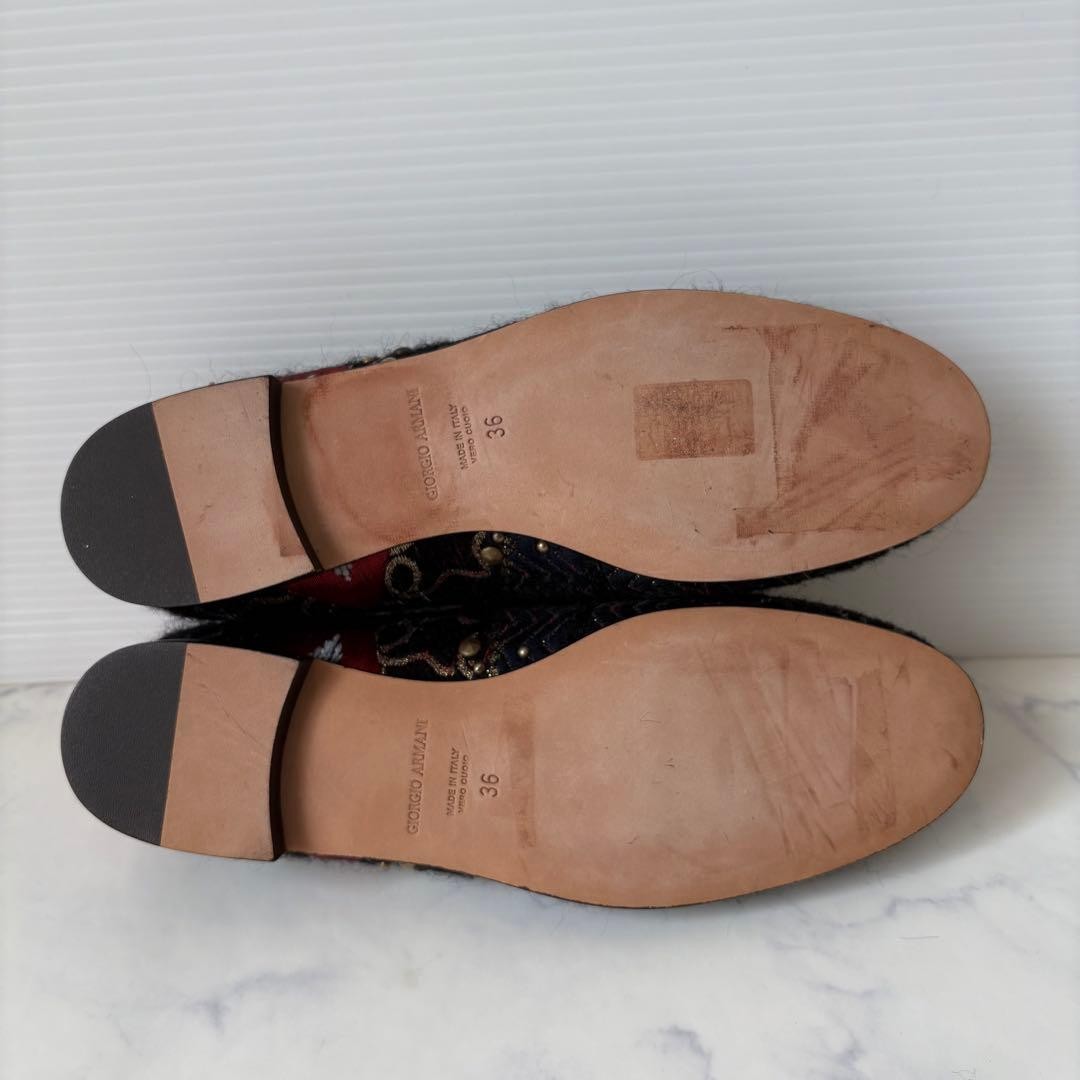 GIORGIO ARMANI loafers size 23cm not available in Japan made in Italy size 36