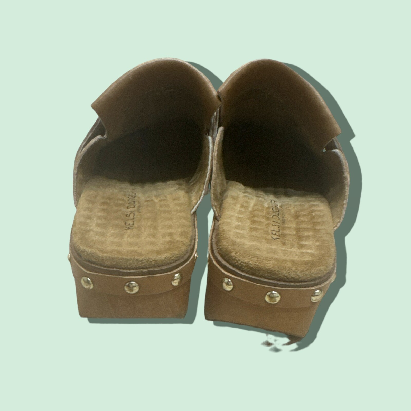 Kelsi Dagger Brooklyn Women’s Hobby Clog, Women’s Size 7, Clogs, Brown, Leather