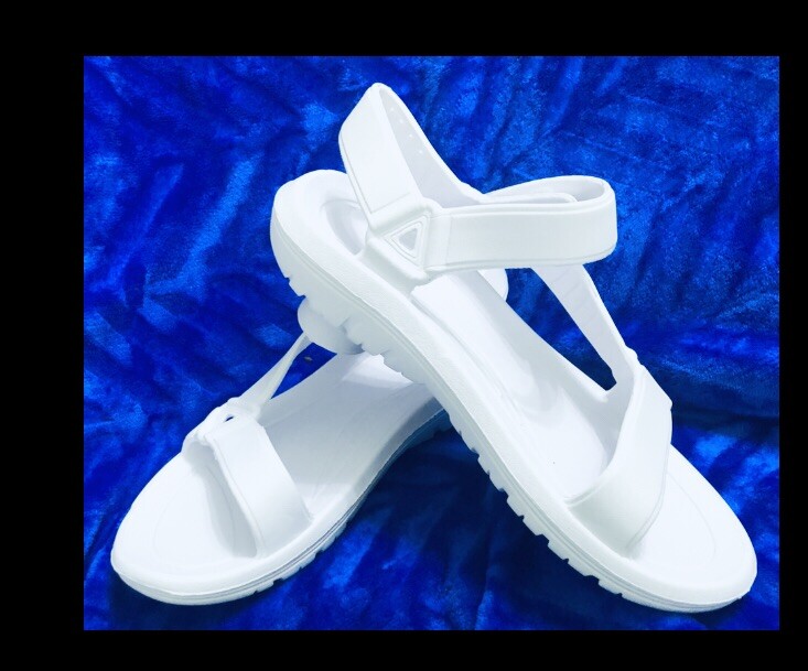 TIME AND TRU womens WATERPROOF Eva sandal SIZE 11 Double Strap Plus Ankle Strap