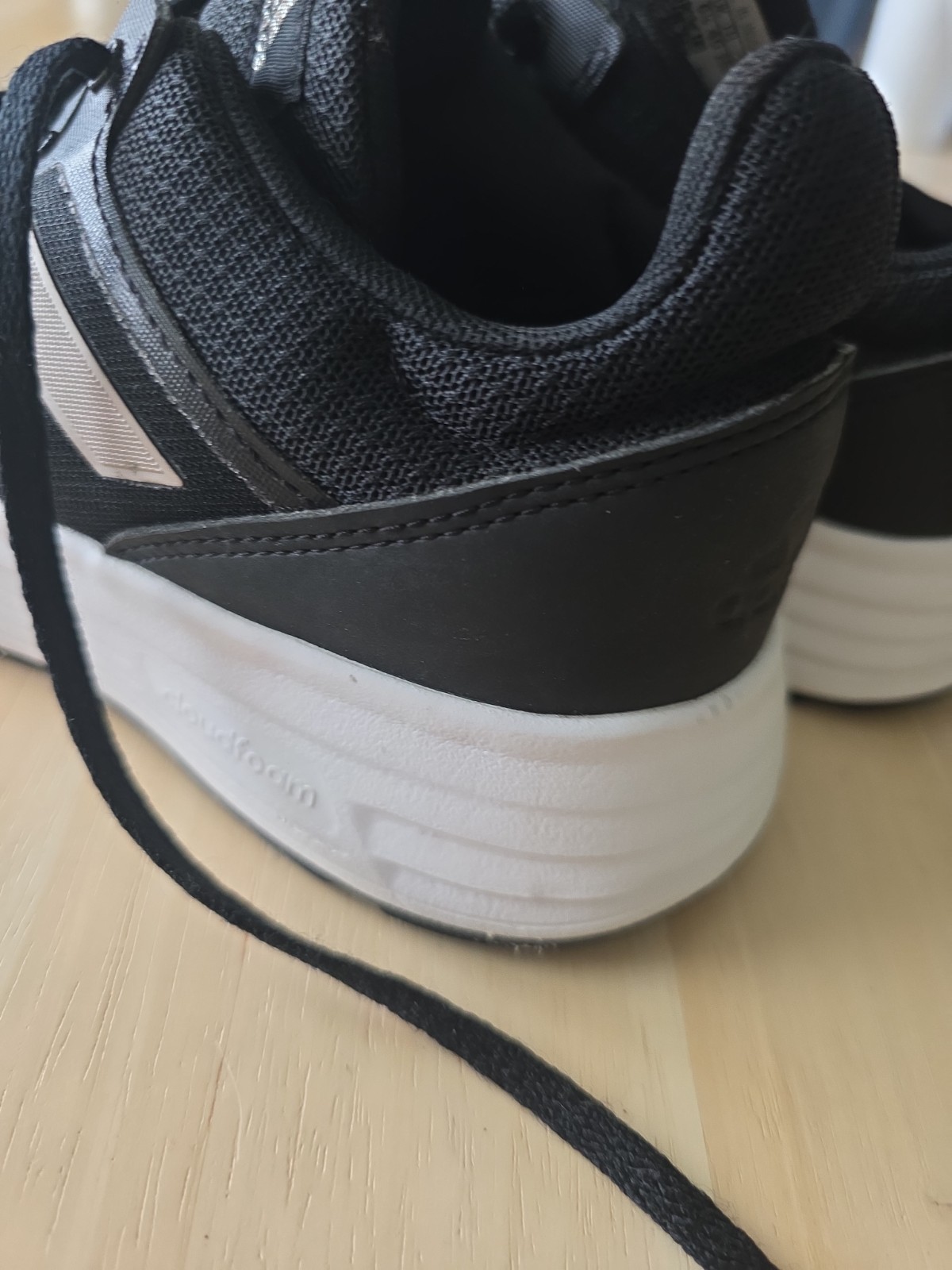 Adidas Galaxy 5 Womens Running Shoes Size 8 Black Cloudfoam