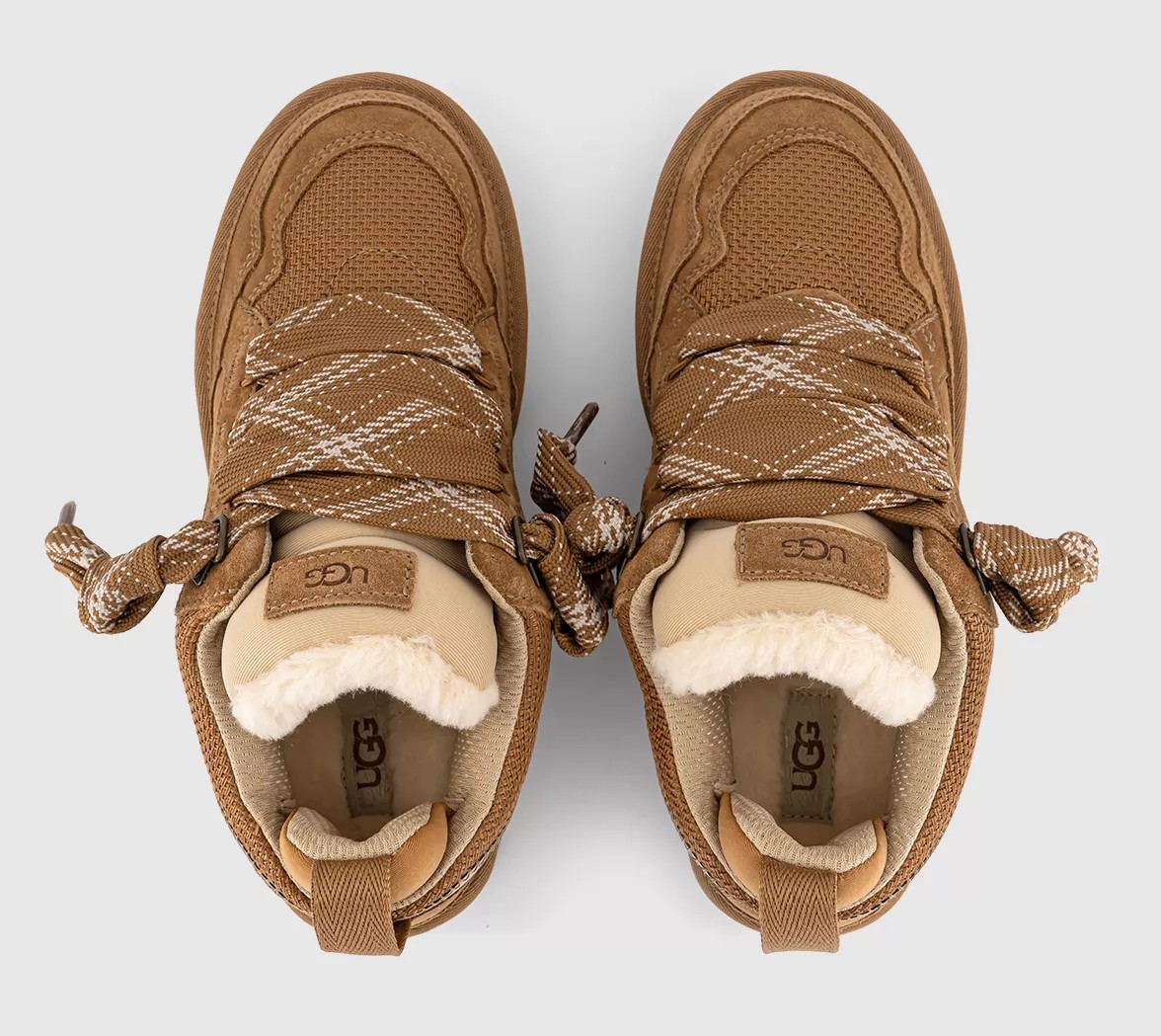 NIB 100% UGG Brand Women’s Comfy Lowmel Fashion Shoes Sneakers Chestnut 1144032