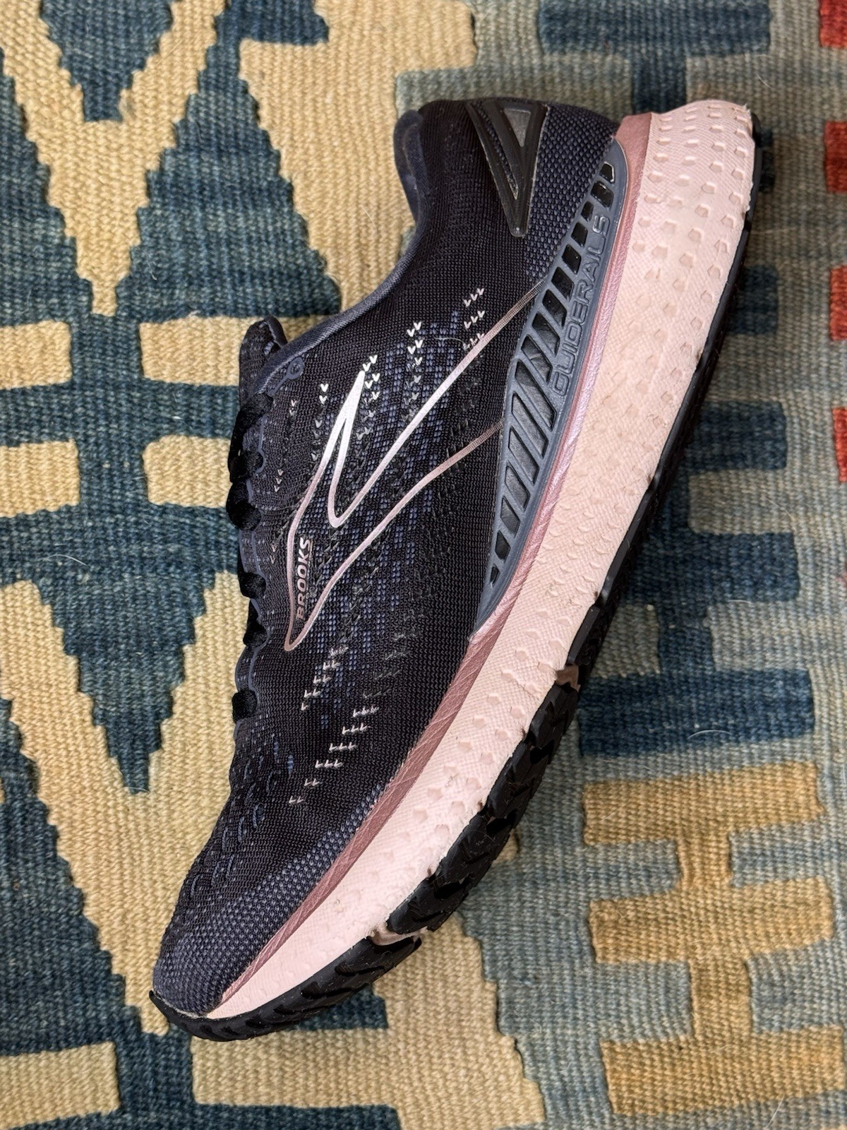 BROOKS Glycerin 19 Black Ombre Metallic Women’s Size 9 1203441B074 Running Shoes