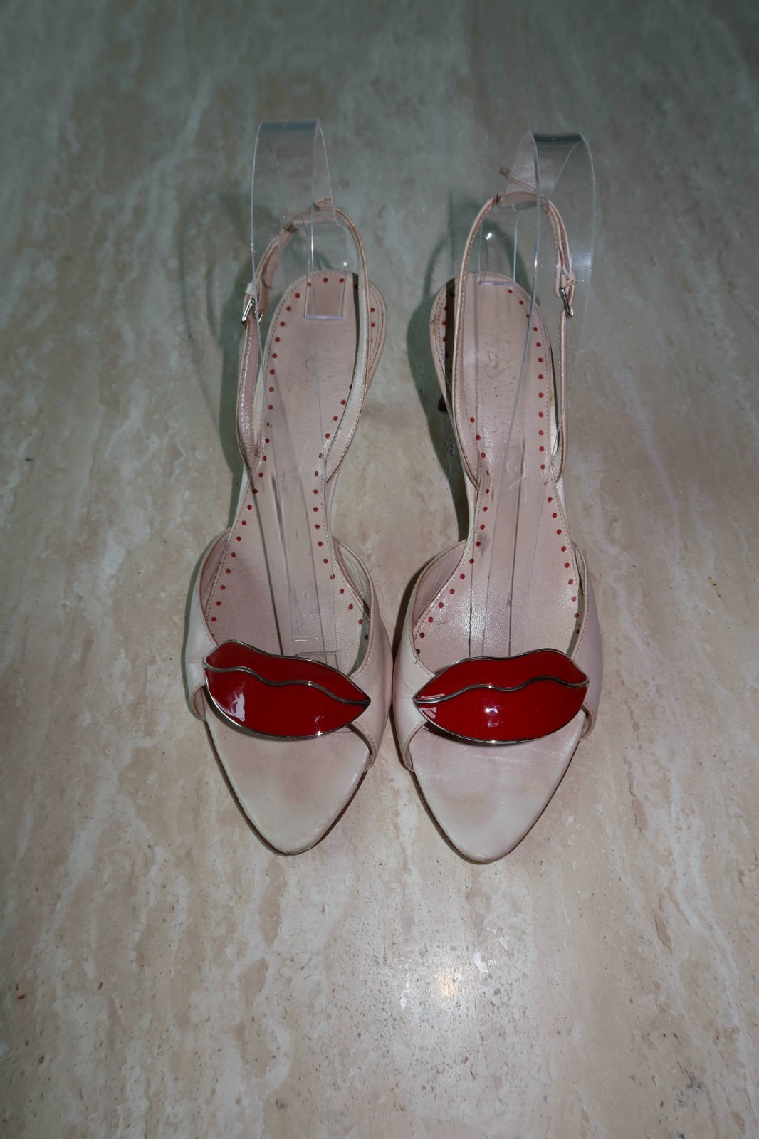 YSL by Tom Ford «Dali Lips» Slingback Heels – Spring/Summer 2003 Archive