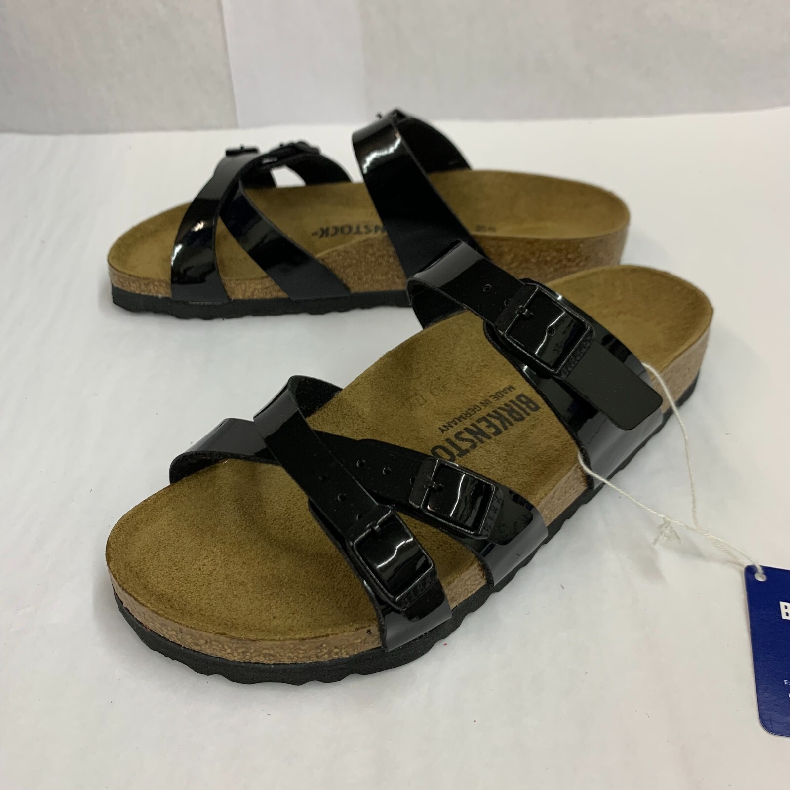 Birkenstock New w/o Box Franca Patent Black Birko Flor Patent Narrow Select Size