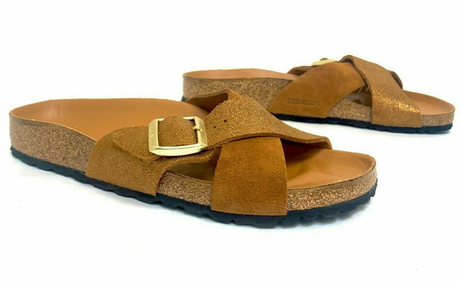 New w/o Box Birkenstock Siena Allover Mink Exquisite Narrow – Select Size