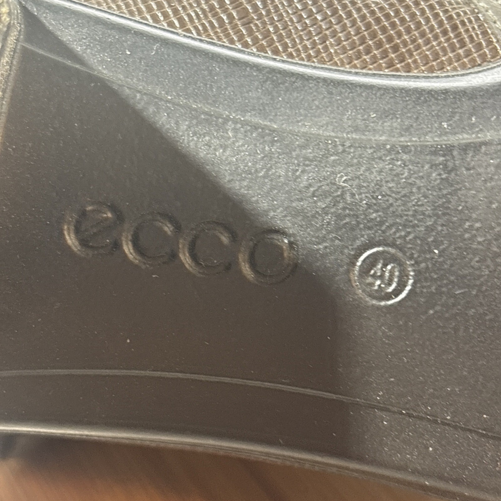 Ecco Touch 35 Side Zip Ankle Boots Women’s Gray Brown Size EU 40