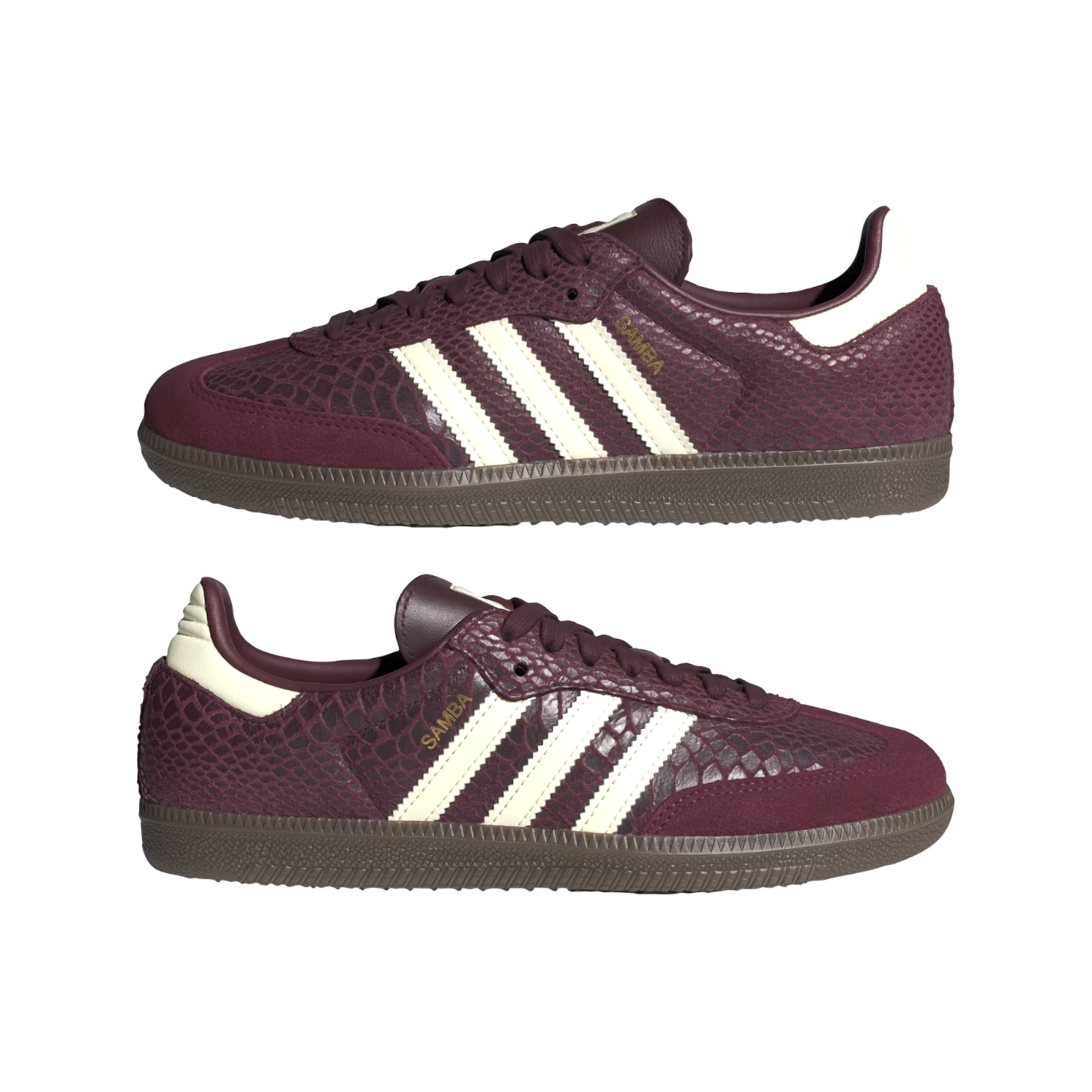 Adidas Samba OG Womens Leather Lace Up Sneakers Shoes IH3979 size 6