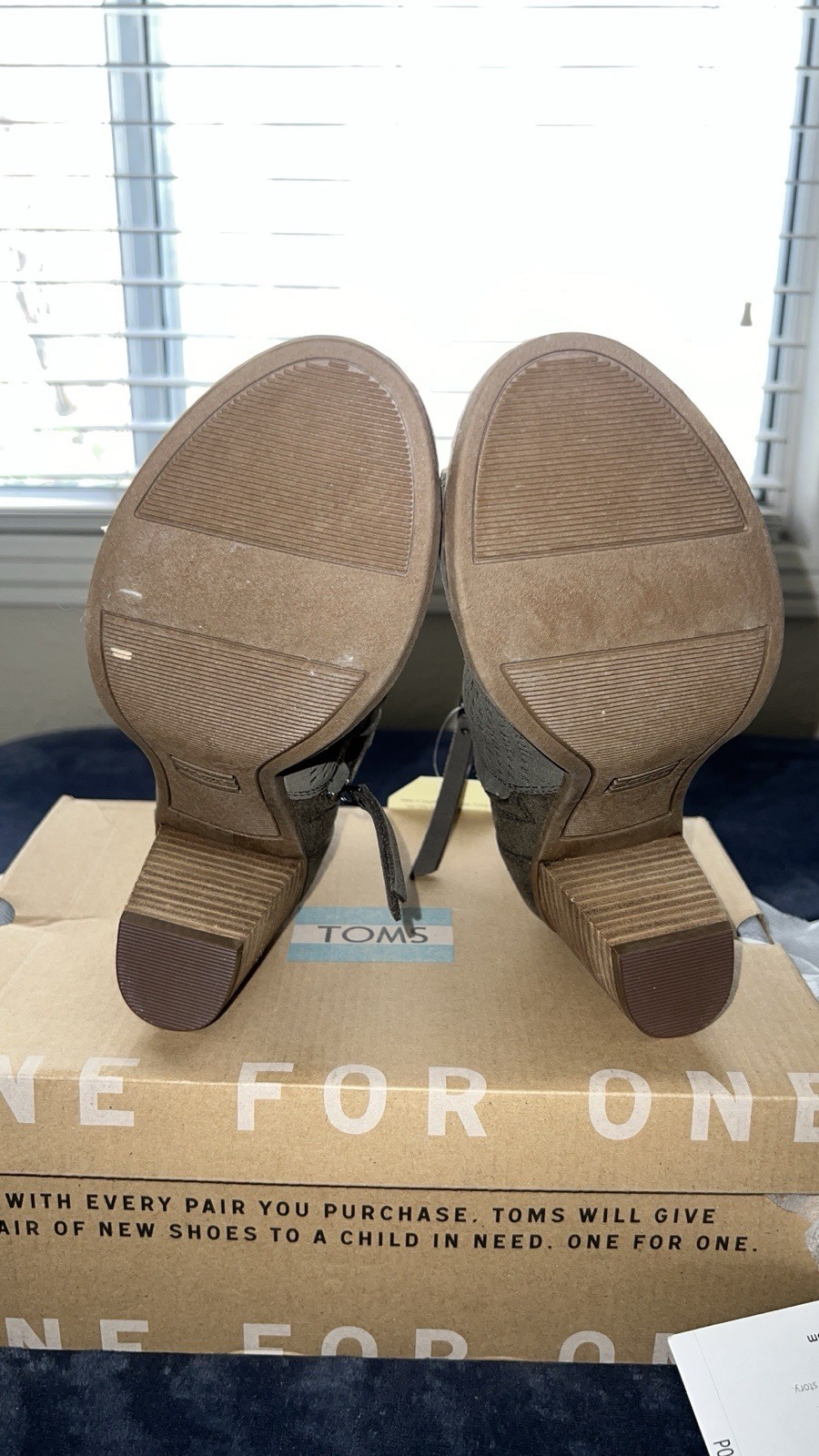 TOMS Majorca Peep Toe Booties Women’s Size 7 – $20 OBO