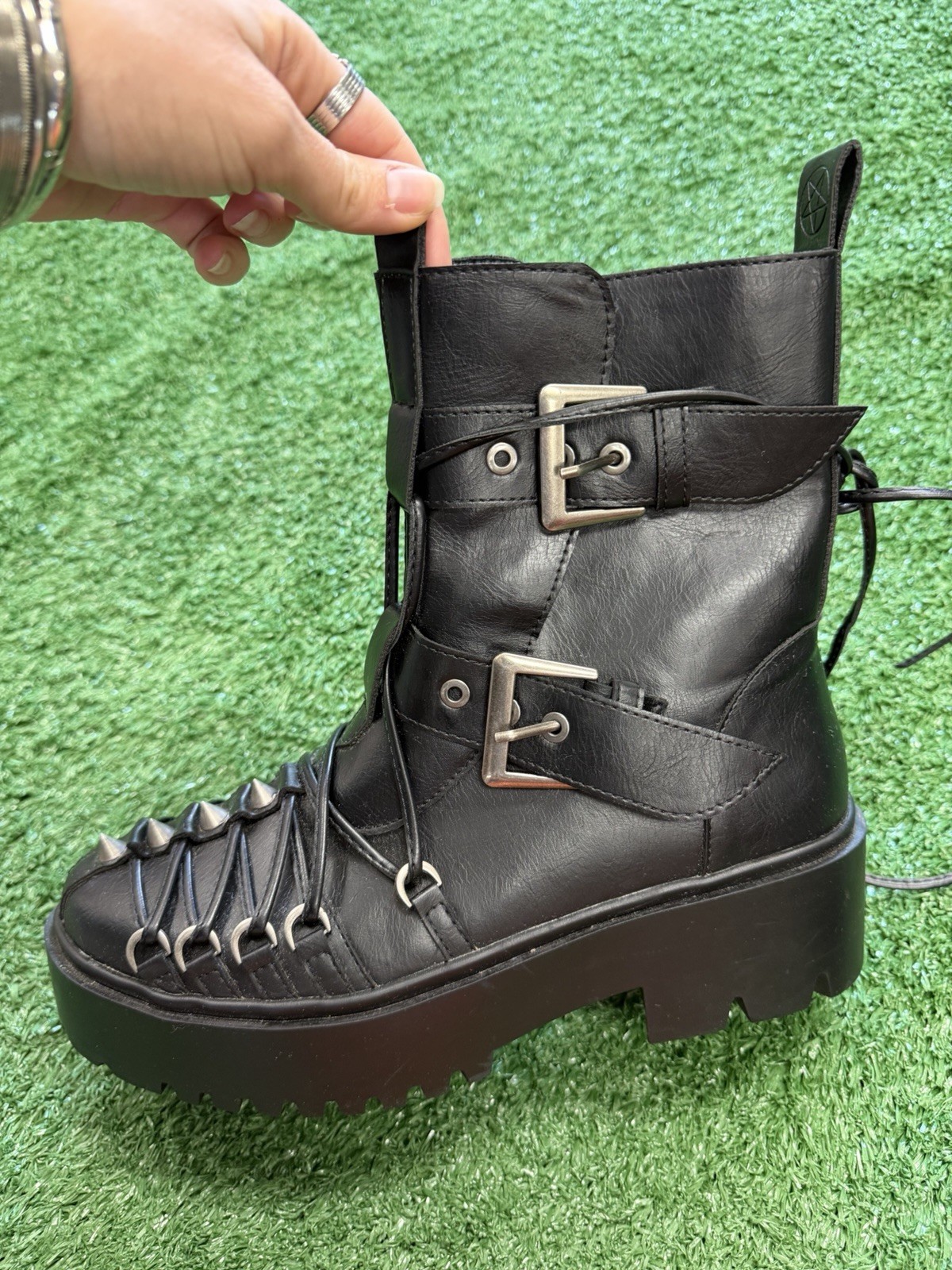 KILLSTAR Disaster Leather Boots (8)