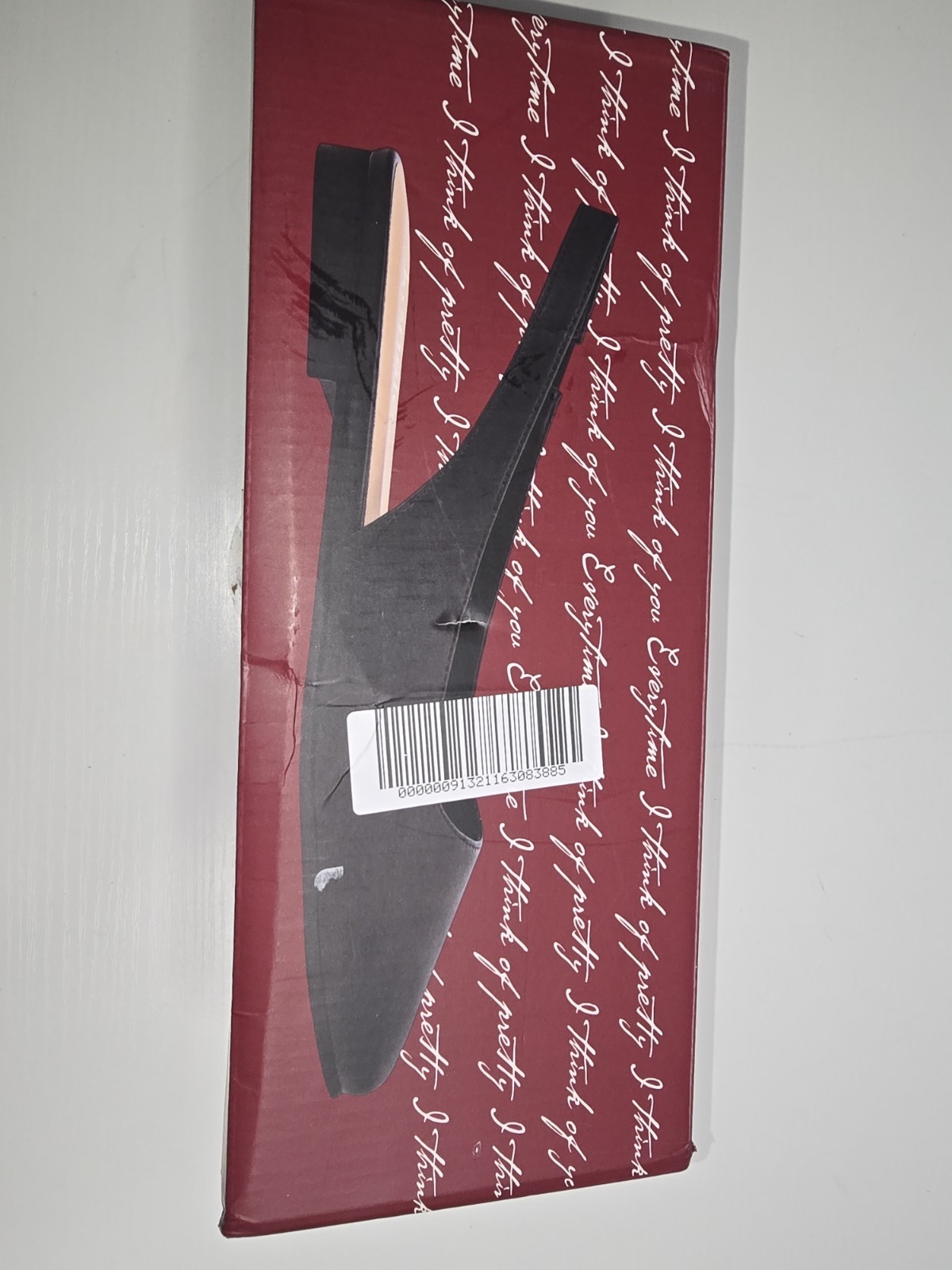 NIB! Kensie Felice Slingback Women’s Black Flats Casual Dress Shoes Size 7