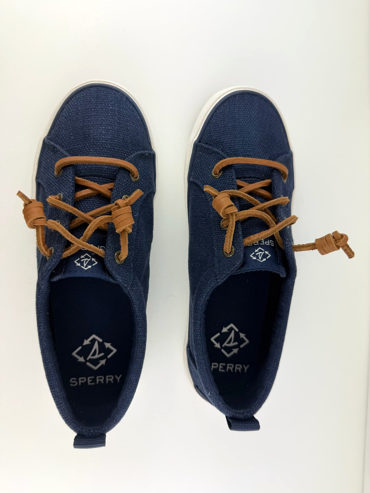 Sperry Navy Seacycled Pier Wave NAVY USA 6.5 UK 4 STS88567 WOMENS NEW IN BOX