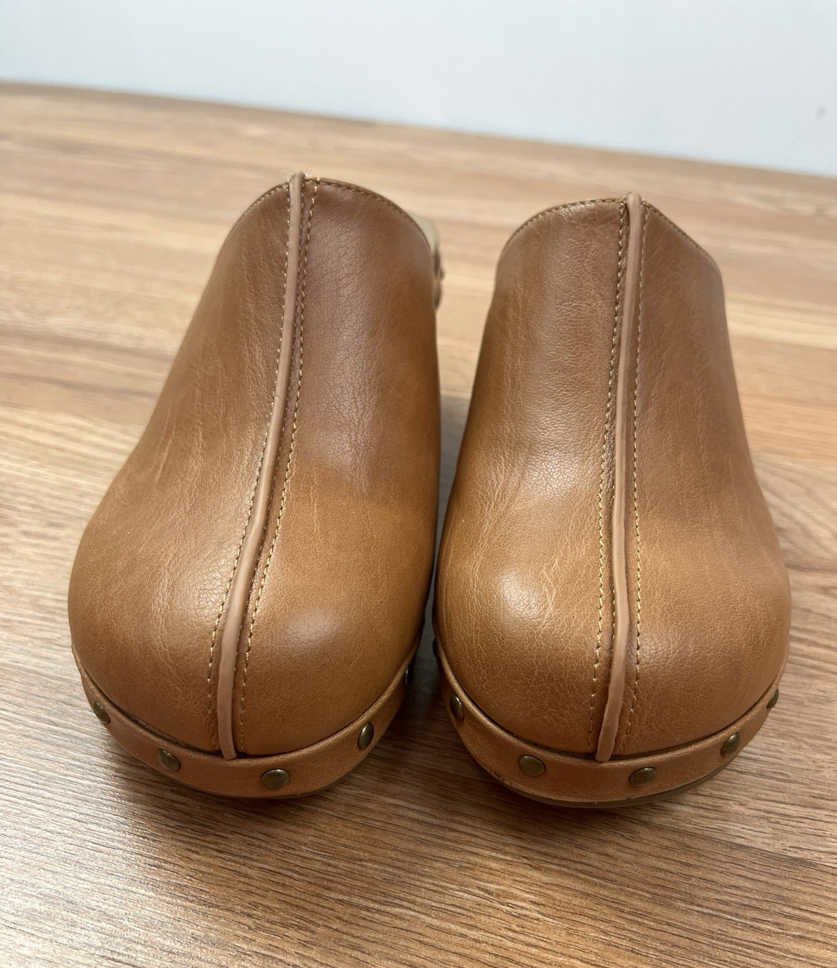 Corkys Footwear Marley Wedge Clogs in Cognac Women’s Size 7 NEW