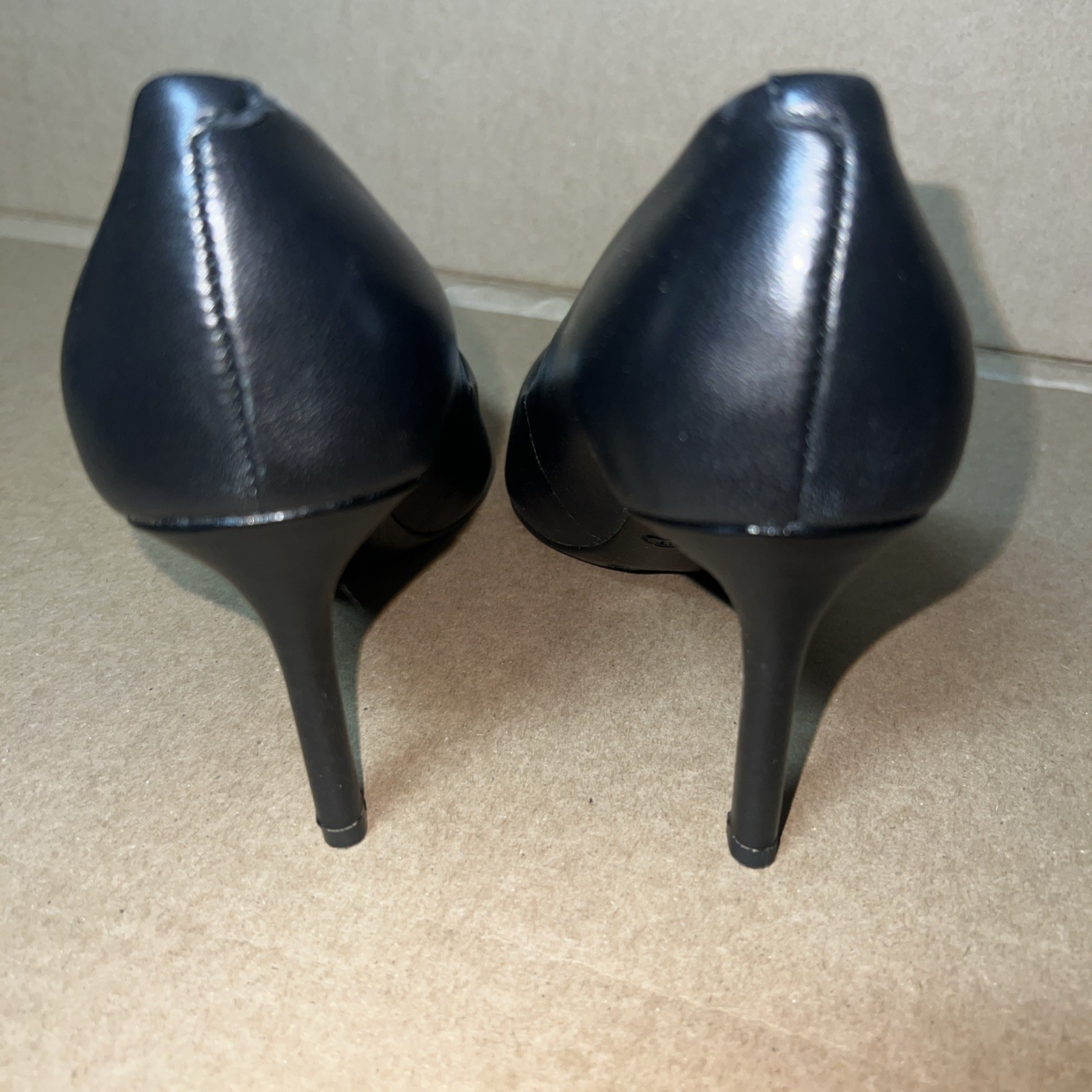 NINE WEST Nwike Pumps Block Heel, Size 9 M Medium New Cecilee Office Comfort