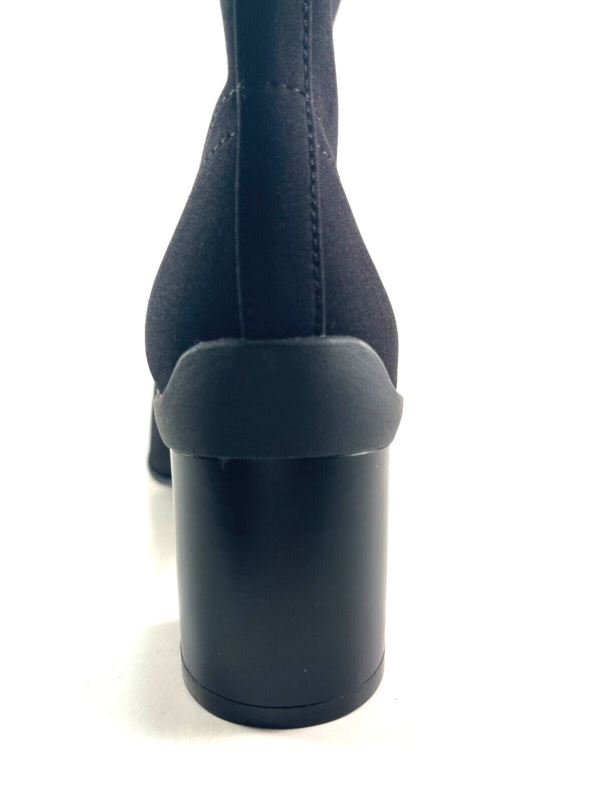 Aerosoles Corinda Black Stretch Block Heel Ankle Boot