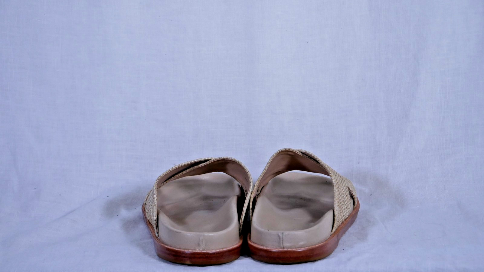 Porte & Paire Straw Slides Size 37.5
