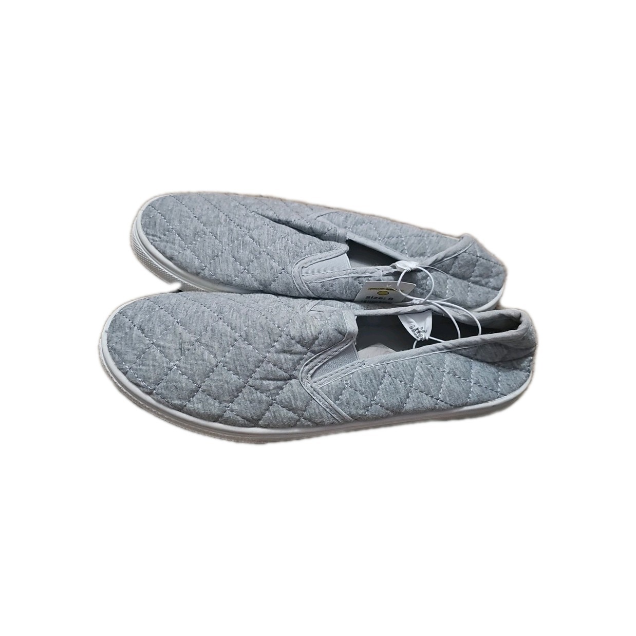 Ladies Bobbie Brooks Gray Shoes Slip-on Sneakers Women’s Sizes 6, 7, 8