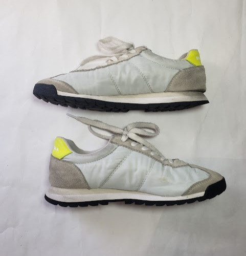 Bimba Y Lola Low Top Lace Up Sneakers EUR 37 Women’s 6.5 Suede Leather Beige Gym