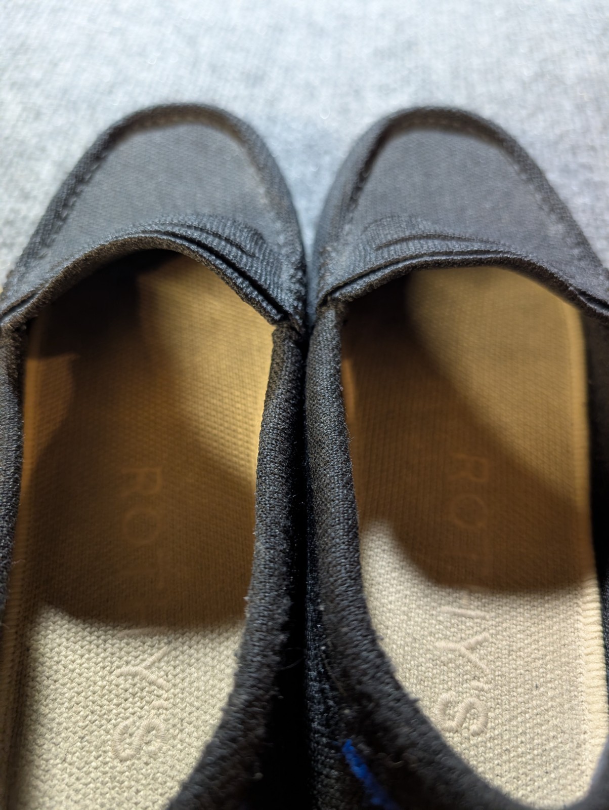 ROTHY’S The Daily Driver Loafers 303-001 Black Pegged Outsole Women’s Size 6.5