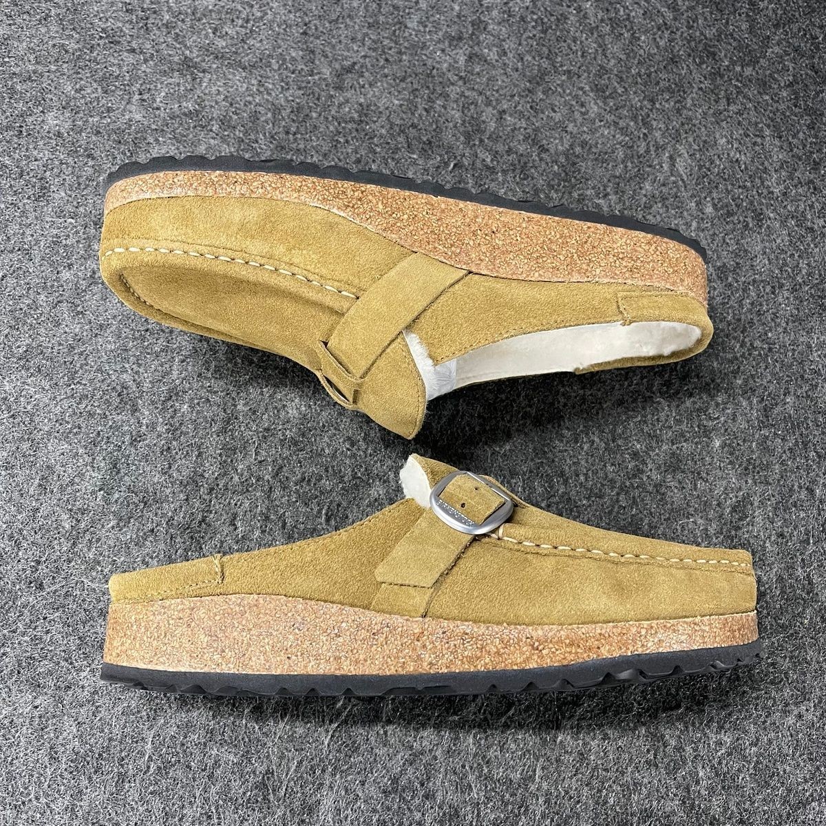 BIRKENSTOCK Buckley Shearling Clog Women’s Size US 8 Tea