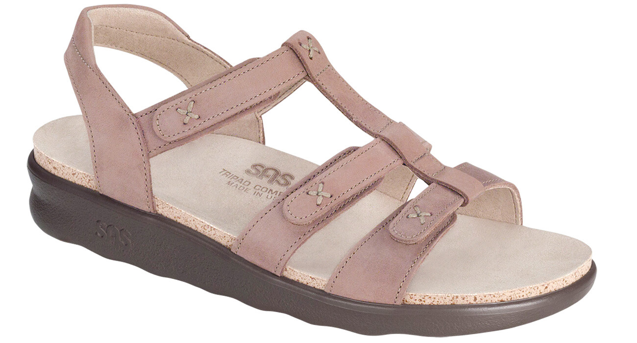SAS Women’s Shoes Sorrento Sandal Praline 6.5 Medium FREE SHIPPING New In Box