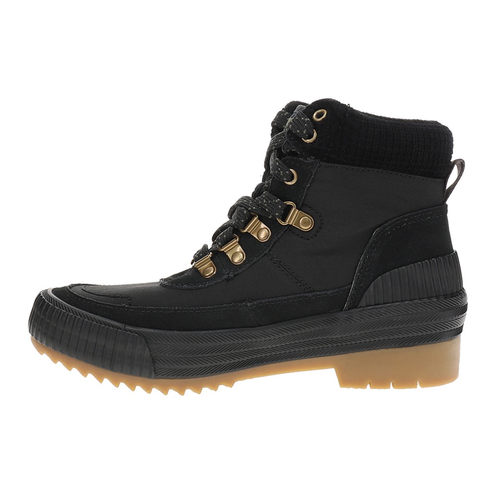 Keds Fielder WaterResistant Lace Up Womens Black Casual Boots WH66302