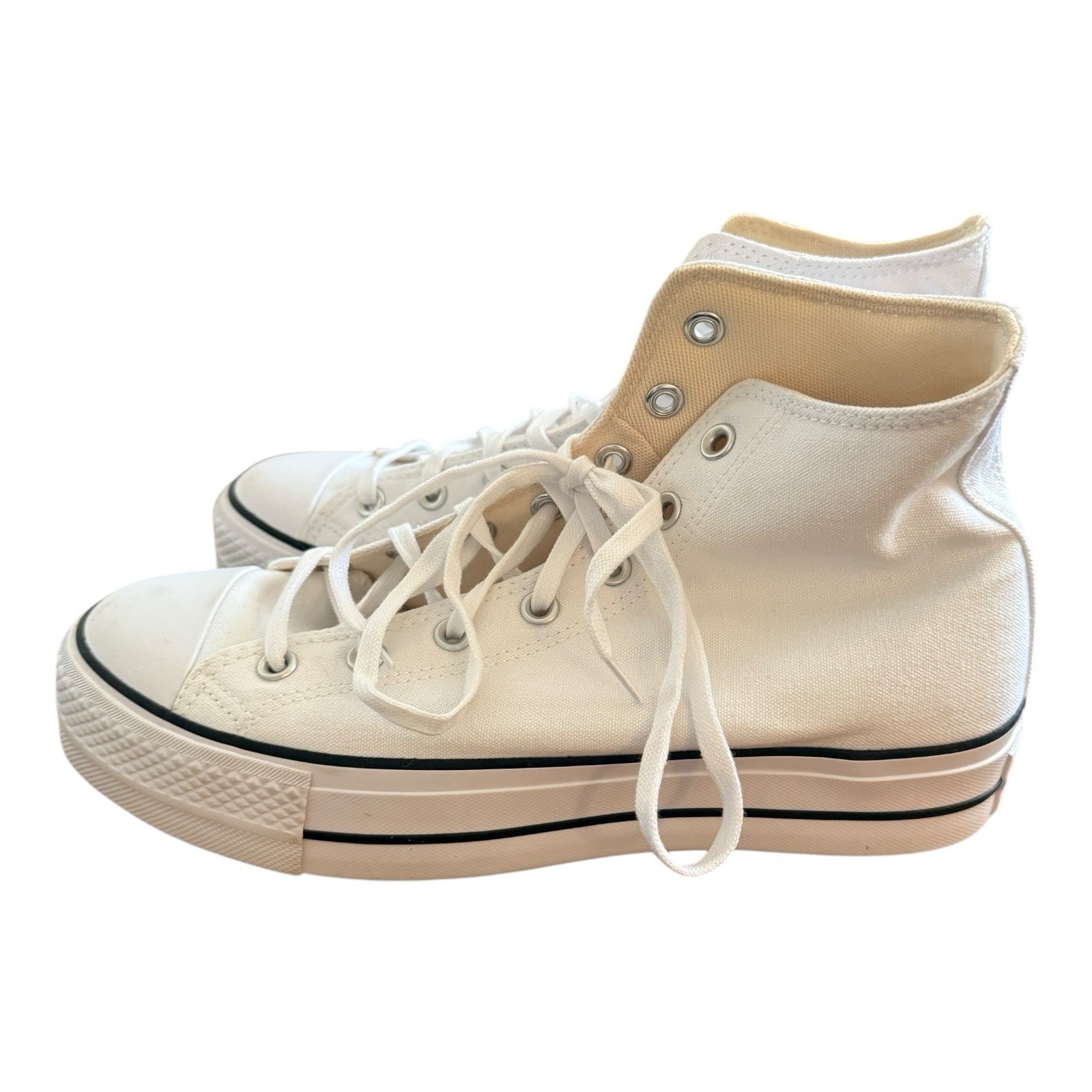 Converse Sneakers Womens Sz 10.5 Chuck Taylor All Star Lift High Canvas 560846C