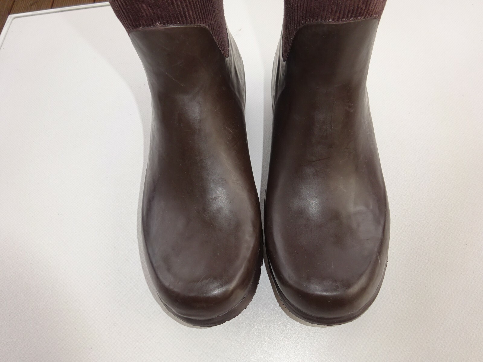 SCHOLL 299 DR.SCHOLL Damen Schuhe Stiefel Gummistiefel Gummi Kord Gr.37 Neuw