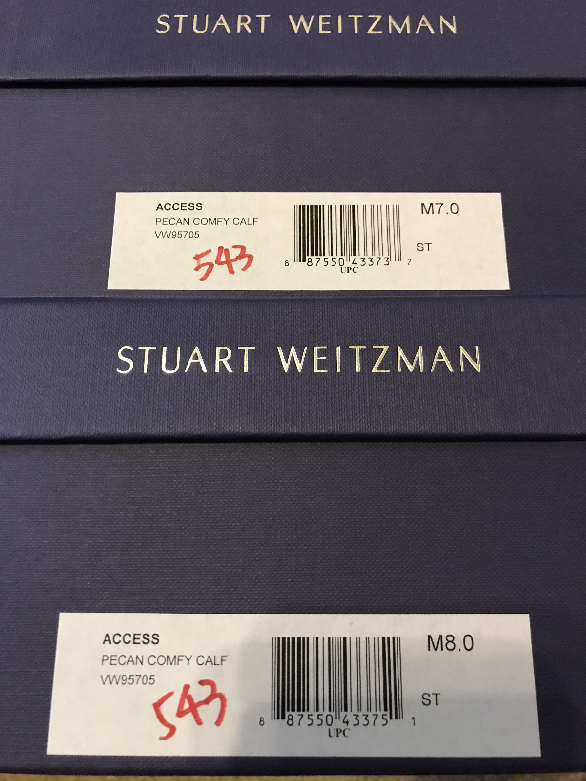 NIB Stuart Weitzman Access block heel Sandal PECAN CALF 6 7 7.5 8