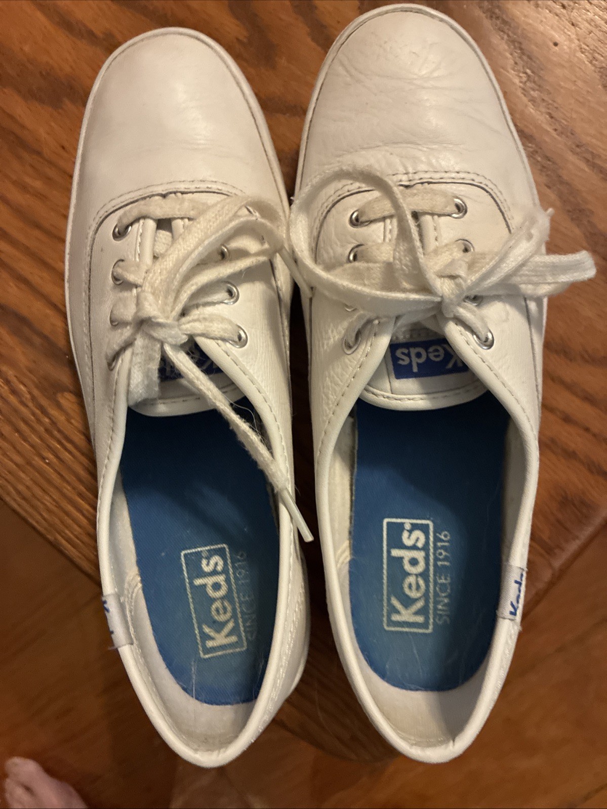 Keds Size 6 Champion White Low Top Lace-Up Sneakers Solid, WH45750M