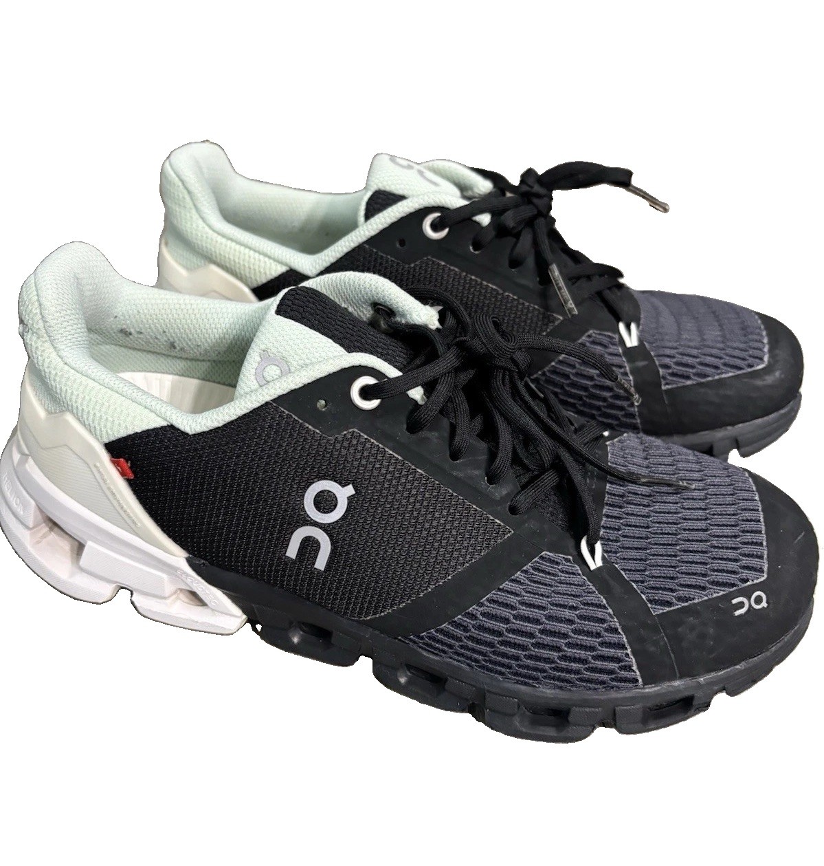 On Cloud Cloudflyer Black Blue Athletic Shoe Women’s 7.5