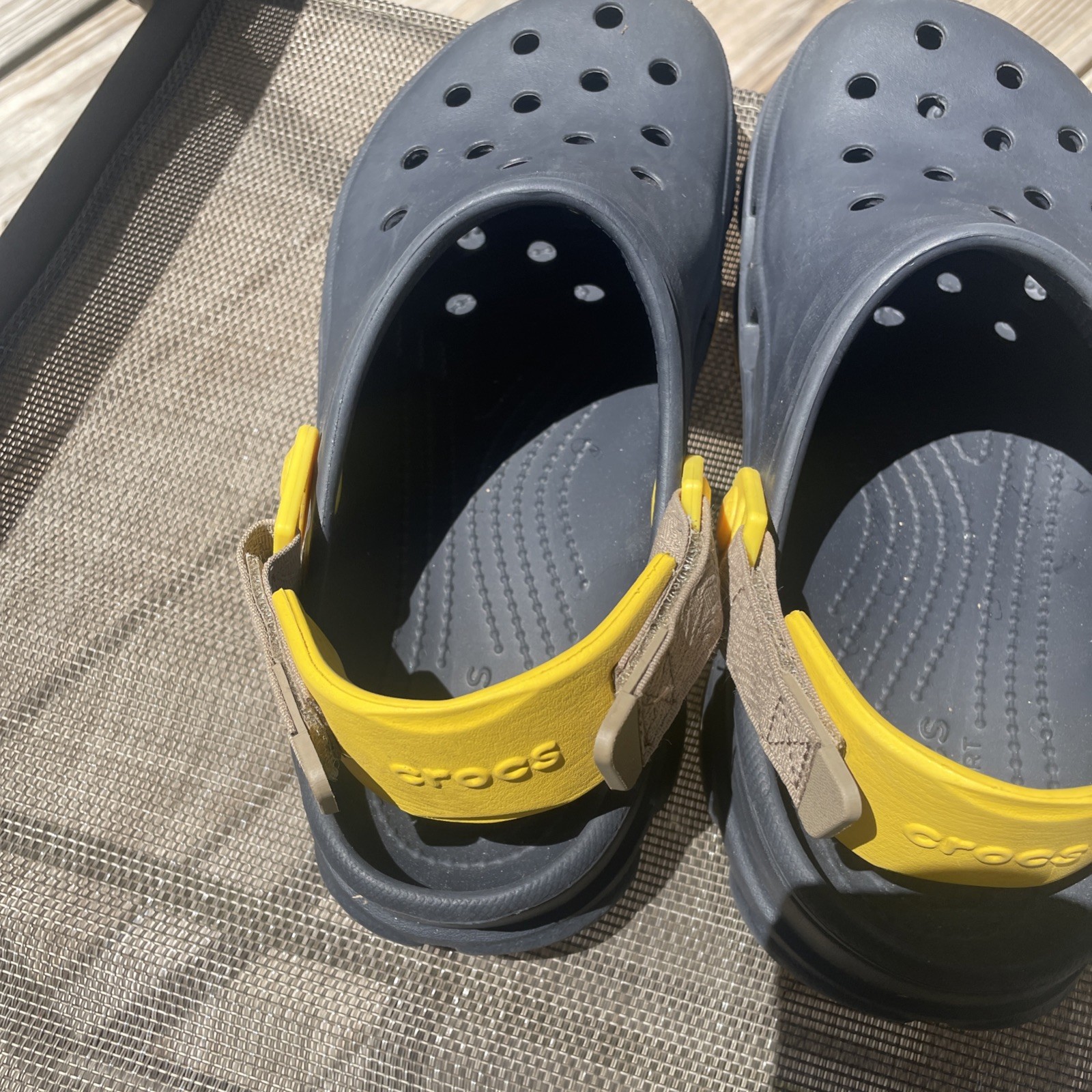 CROCS Womens ALL-TERRAIN CLOG 206340-4LH UNISEX NAVY US W 9 M 7 Exc.