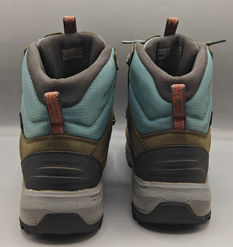 Keen Revel IV Mid Polar Waterproof Hiking Boots Brown/Gray/Blue Women’s Sz 8.5