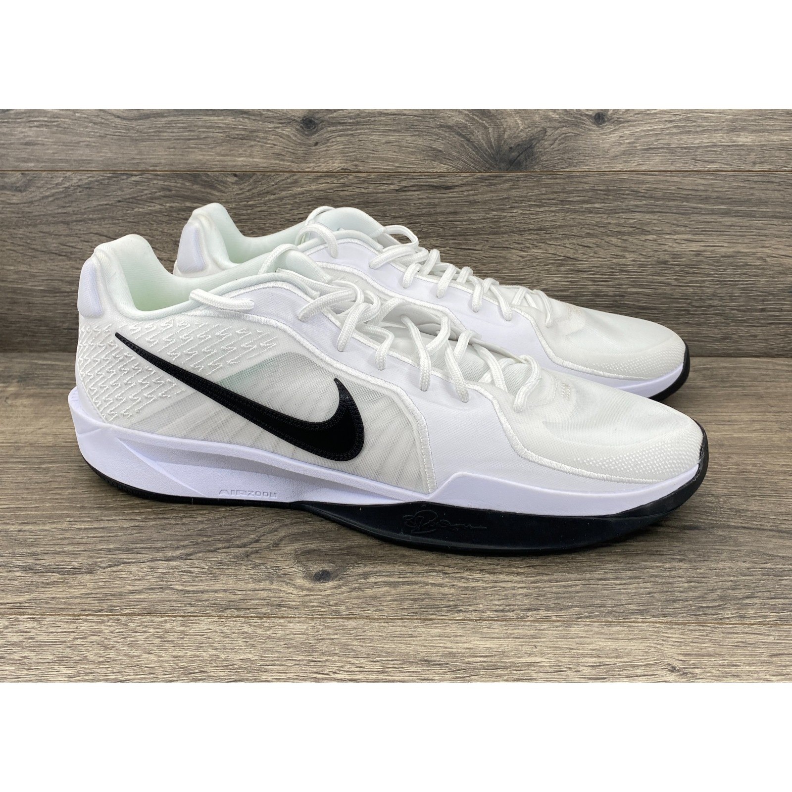 Nike Sabrina 2 TB Basketball Sneakers Women’s Size 19.5 White Black HF3234-100