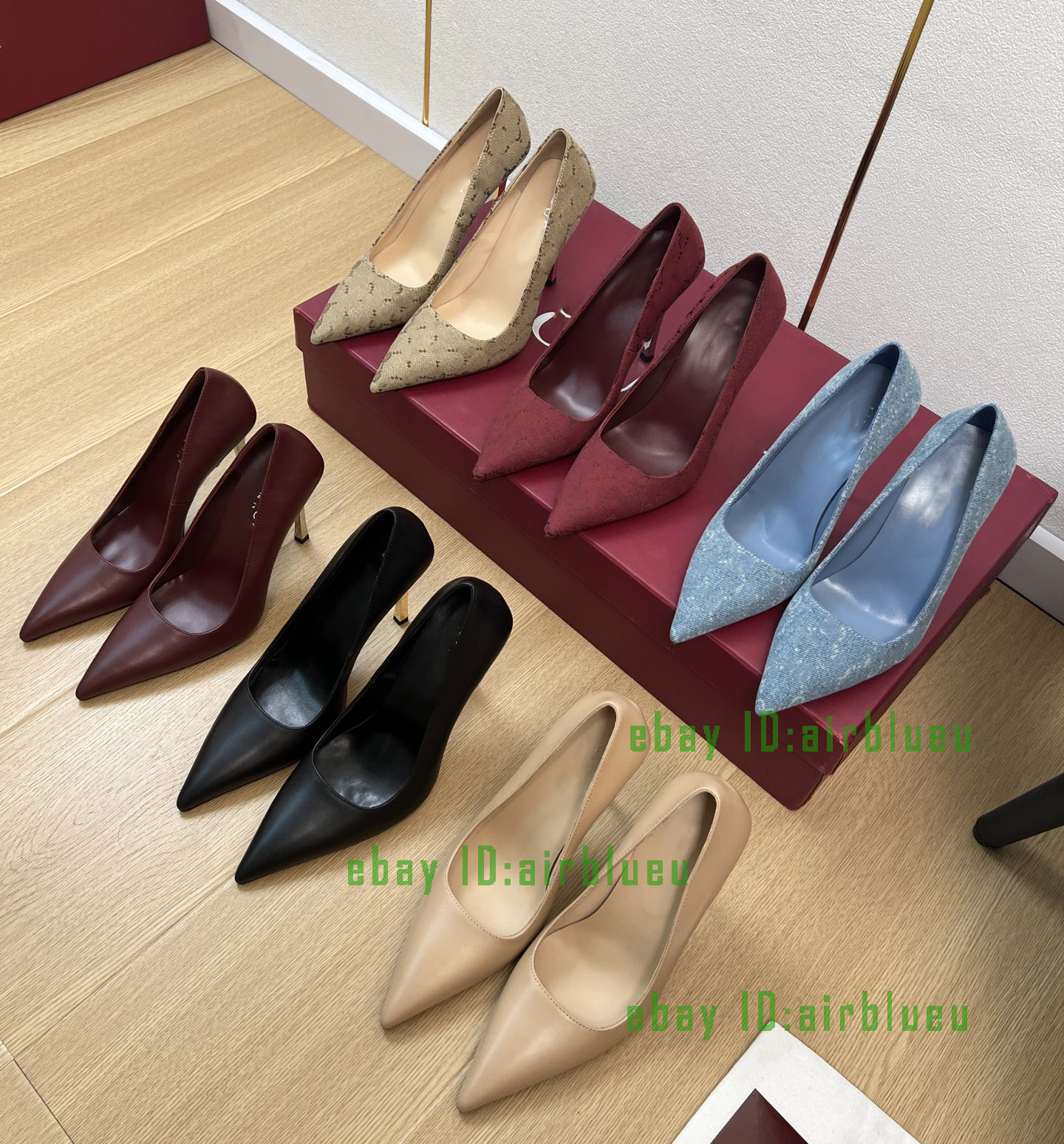 5.5cm/8.5cm/11cm stiletto sandals pump women grace fashion shoes 2026 35-42 new