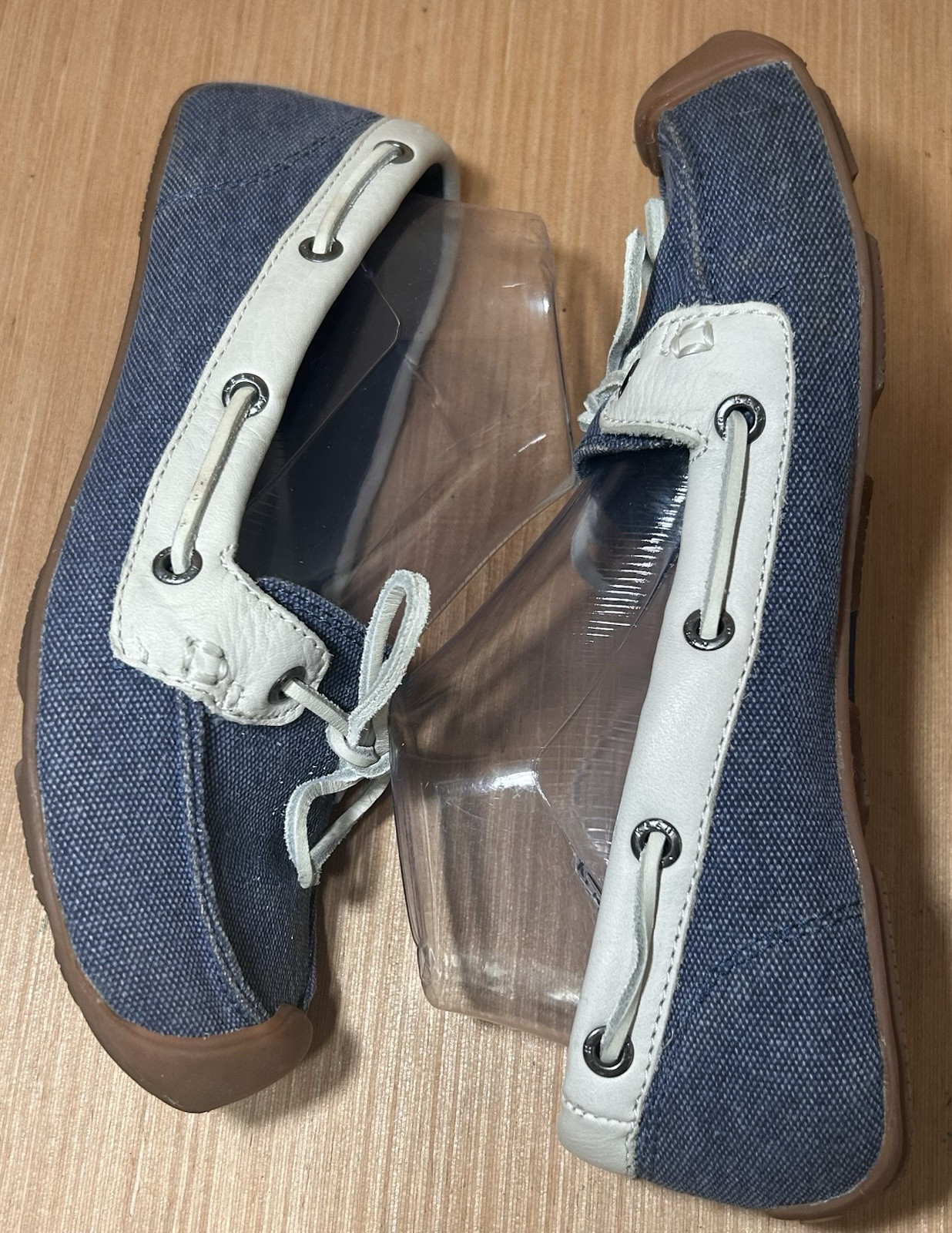 Keen Catalina Ensign Blue Canvas 1 Eye Boat Shoe Women’s Size 8