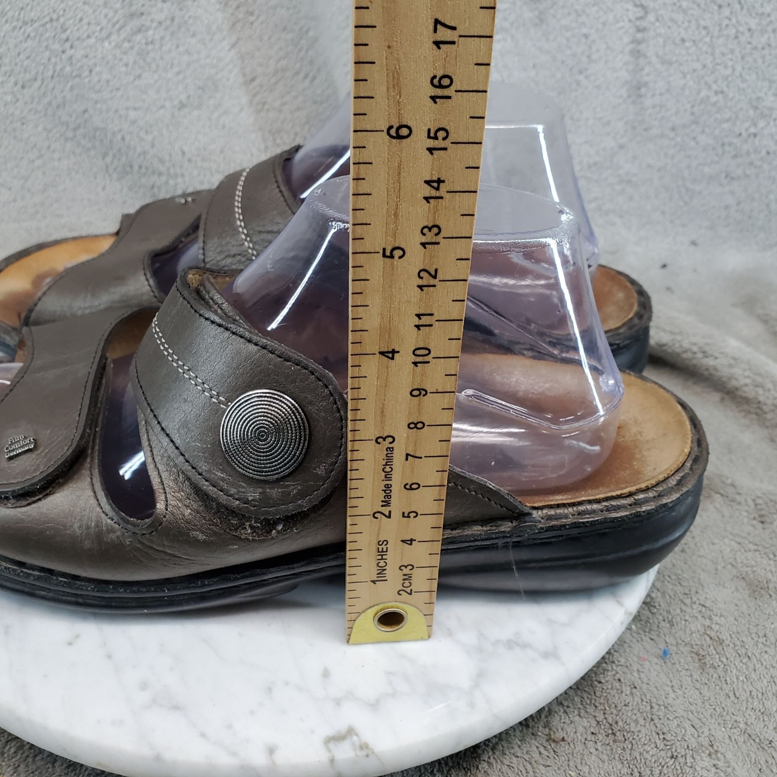 Finn Comfort Shoes Womens Size EU 41 US 10 Sansibar Brown Leather Sandals *Read*