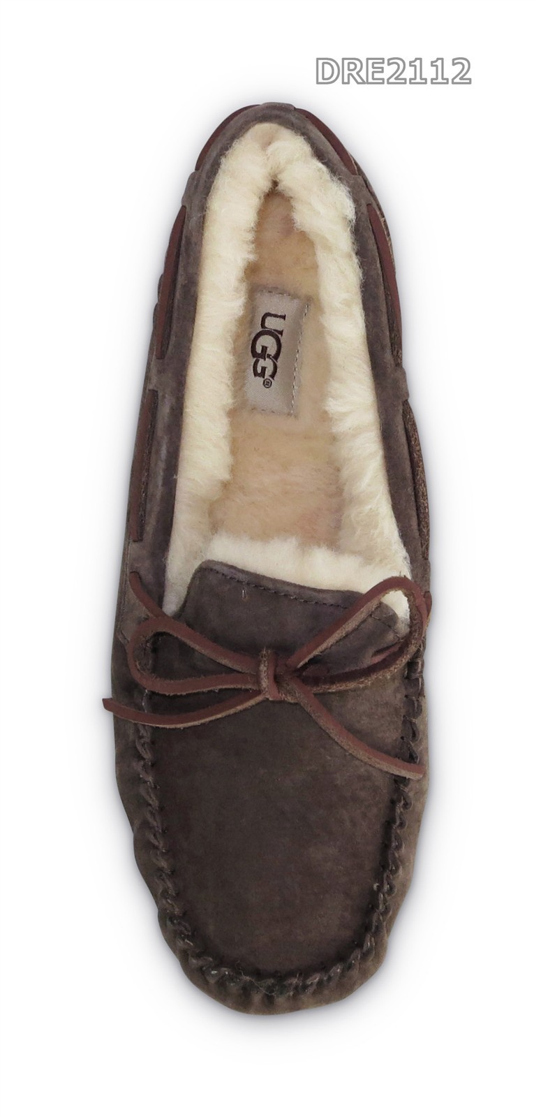 UGG Dakota Espresso Suede Fur Slippers Womens Size 9 *NIB*