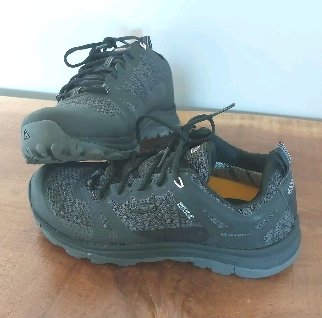 KEEN Terradora II Waterproof Trail womens Sz 6 M Keen Dry Hiking Steel Gray