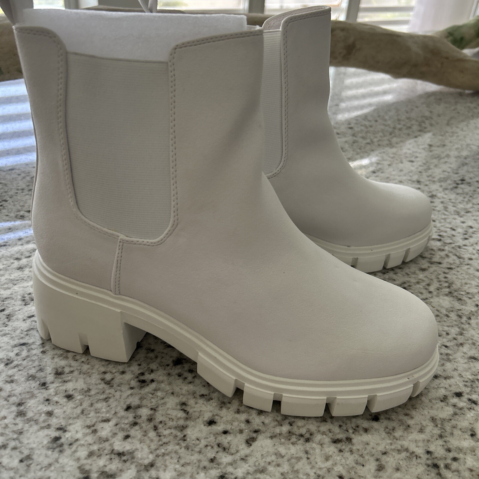 Women’s Pu Leather Platform Boots Autumn Boots Short Boots