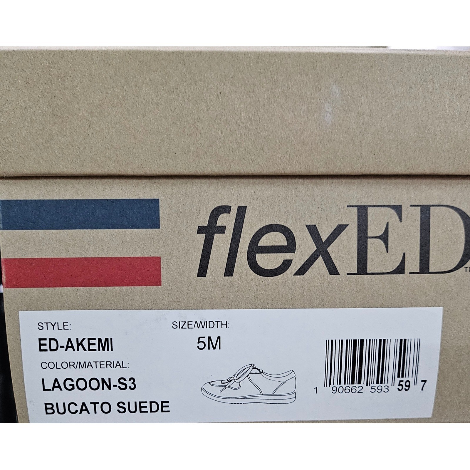 ED Ellen DeGeneres Akemi Navy Blue Bucato Suede Sneakers Womens Size 5M ED-AKEMI