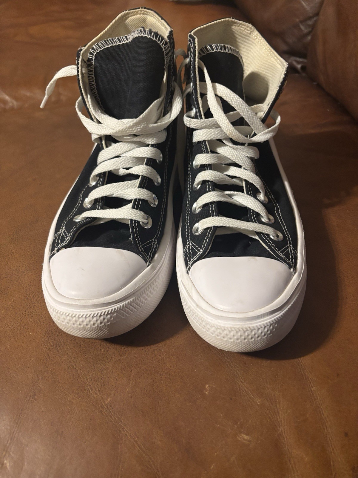 Converse Chuck Taylor All Star Move High Top Canvas Sneaker Black/White 568497C
